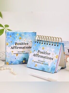 365 Days Empowering Thoughts Positive Affirmations Desktop Calendar